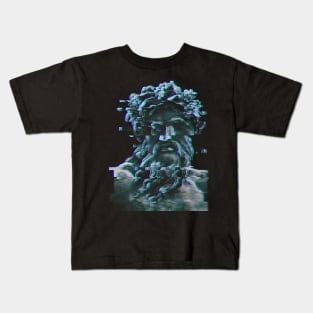 Zeus on Glitch Kids T-Shirt